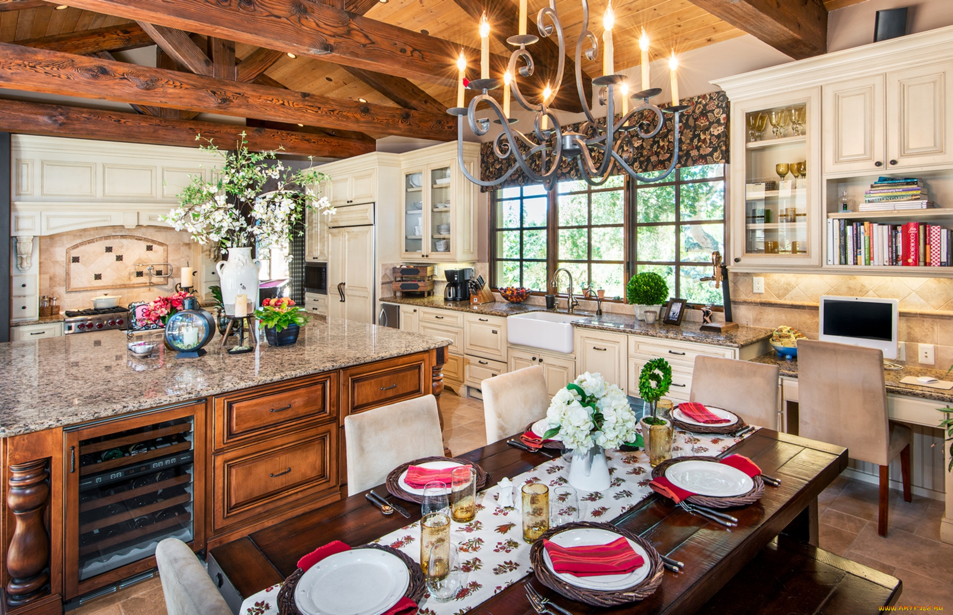 интерьер, кухня, мебель