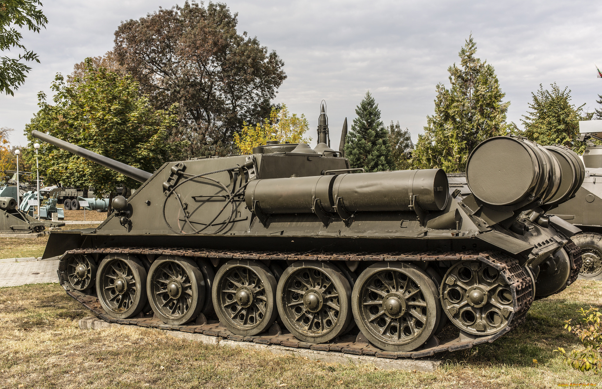 su-100, техника, военная, техника, самоходная, артелеристкая, установка