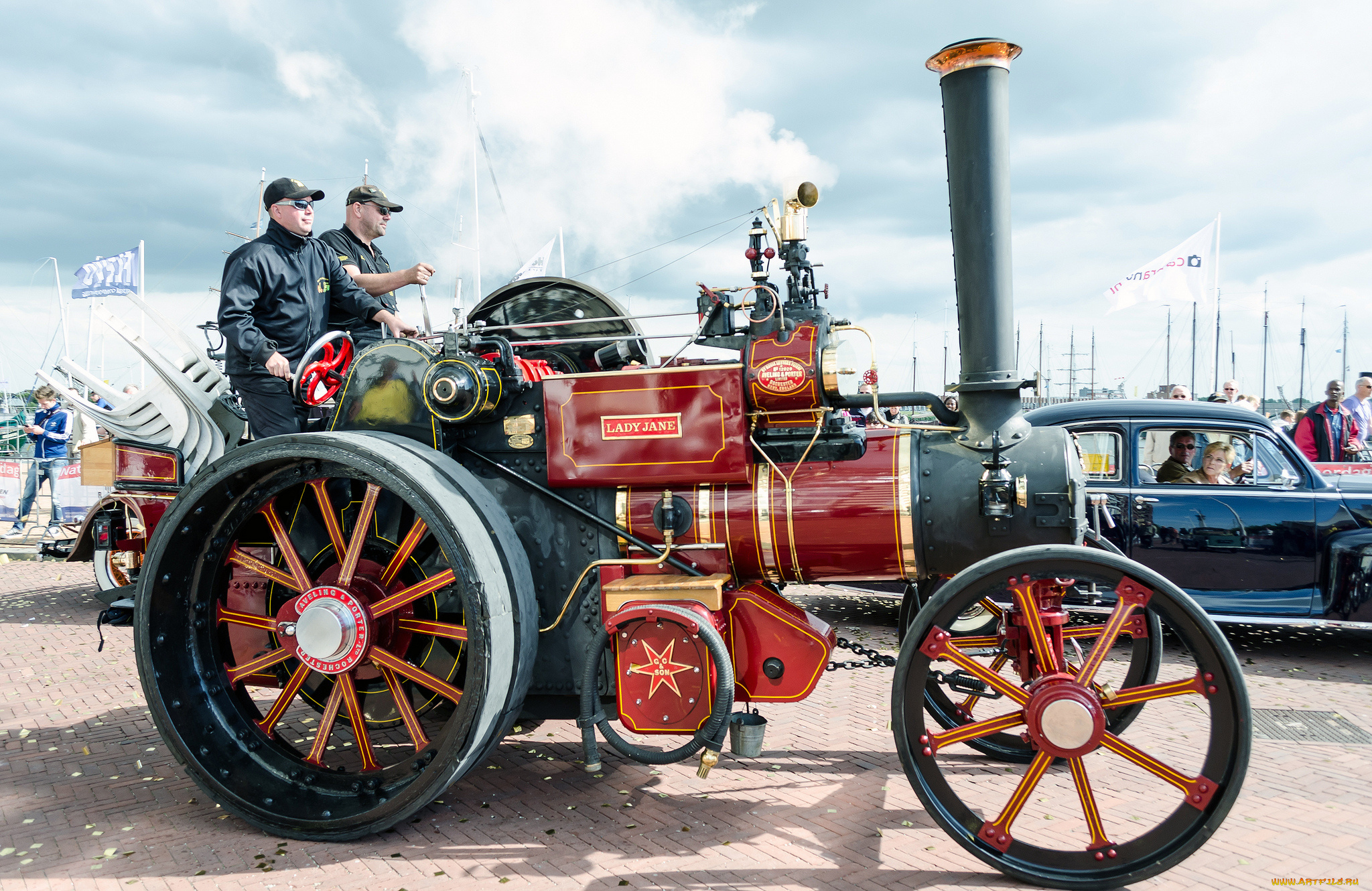 aveling, &, porter, `lady, jane`, traction, engine, 1928, техника, тракторы, трактор, паровой