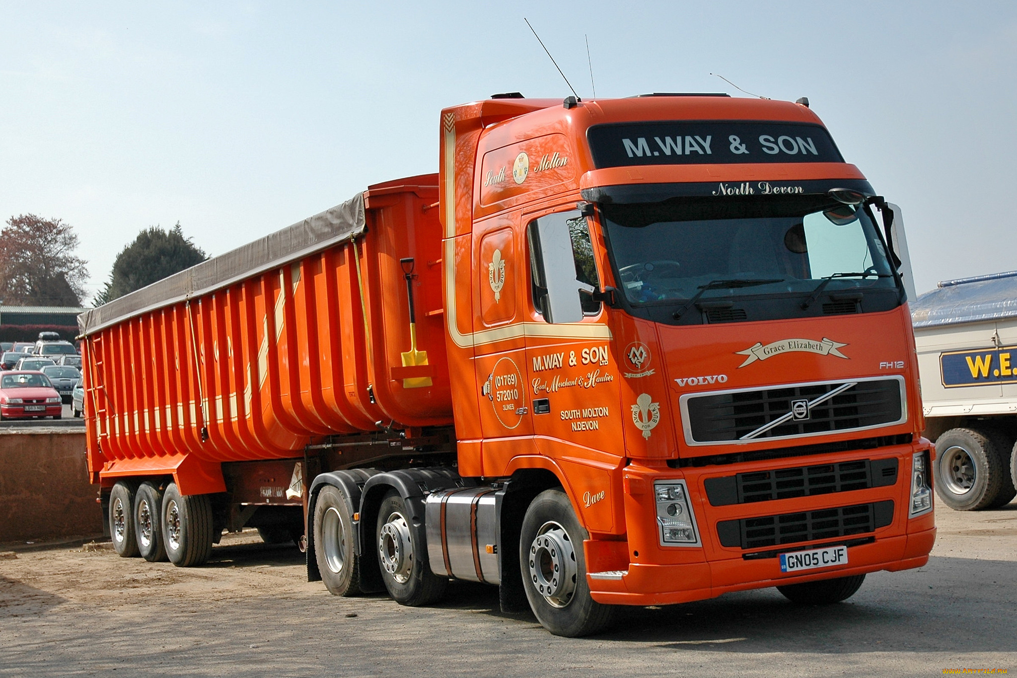 автомобили, volvo, trucks, , выставка, улица, тяжёлый, грузовик, седельный, тягач