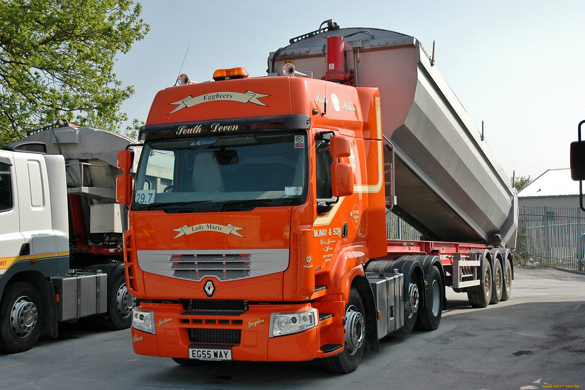 автомобили, renault, trucks, тяжёлый, грузовик, седельный, тягач