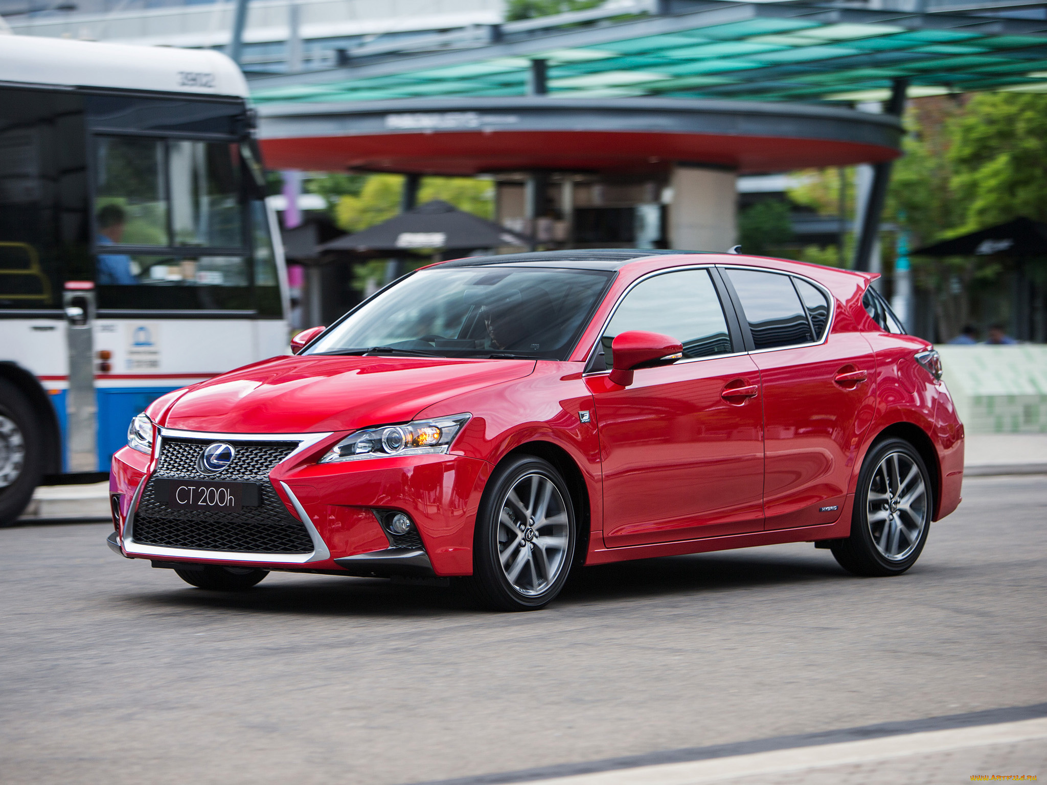 автомобили, lexus, ct, 200h, f-sport, au-spec, 2014, красный