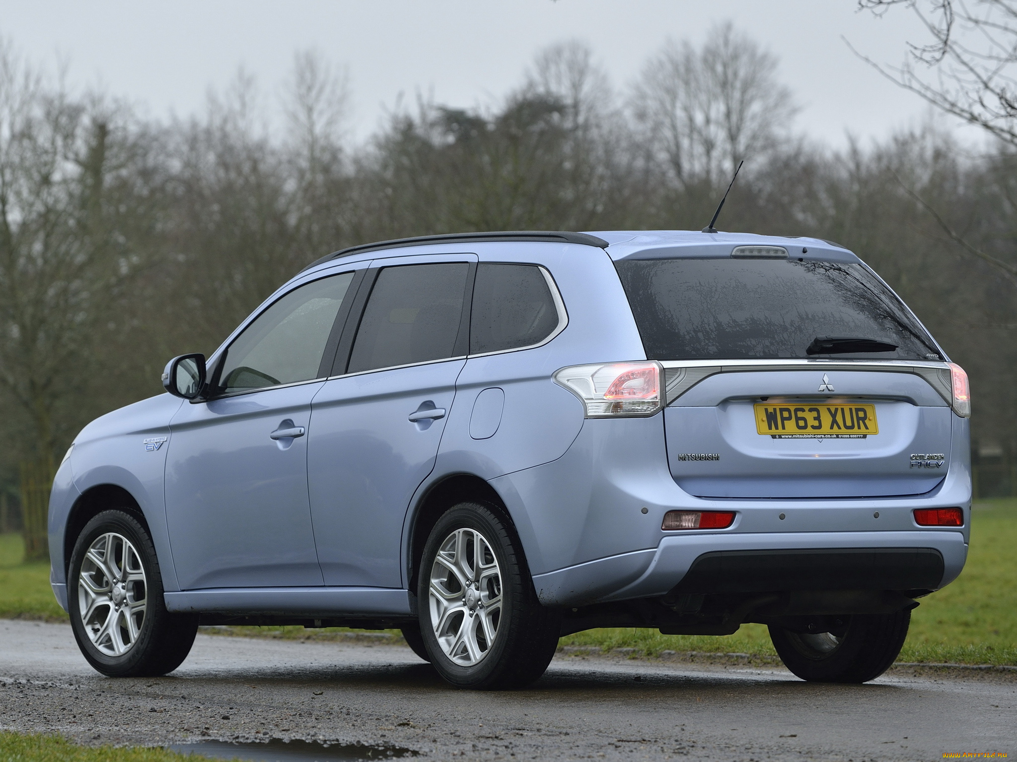автомобили, mitsubishi, outlander, phev, uk-spec, серый