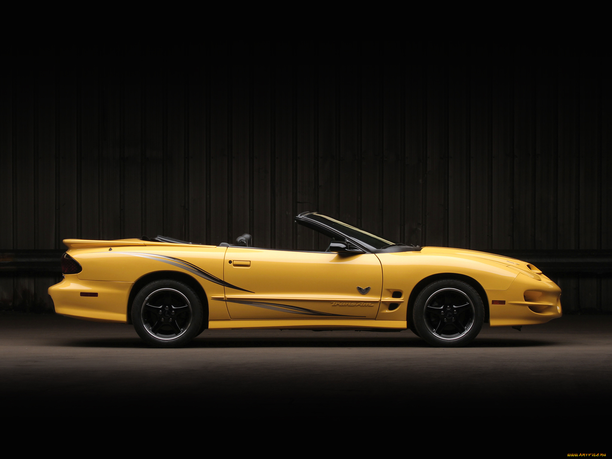 автомобили, pontiac, firebird, желтый, convertible, edition, collector, ws6, air, ram, am, trans