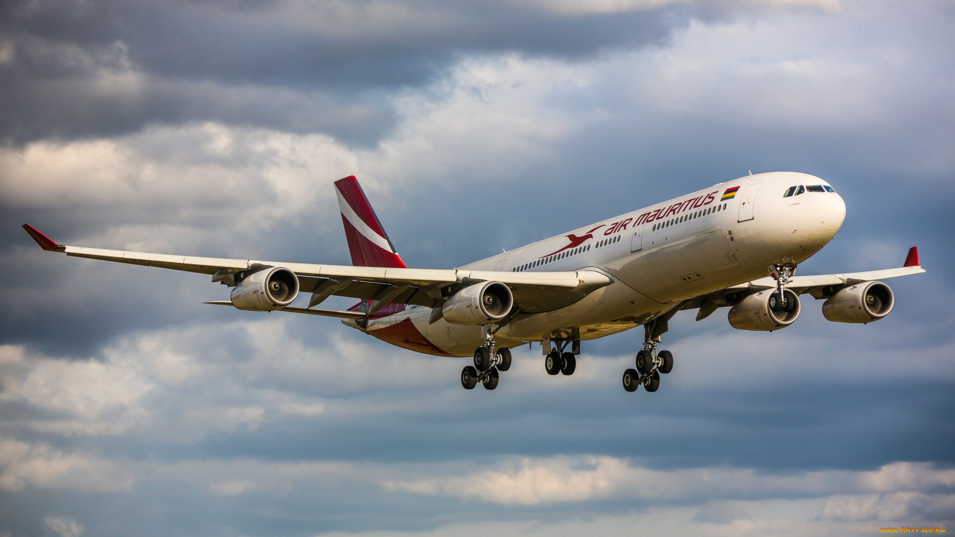 airbus, a340, авиация, пассажирские, самолёты, полет, авиалайнер