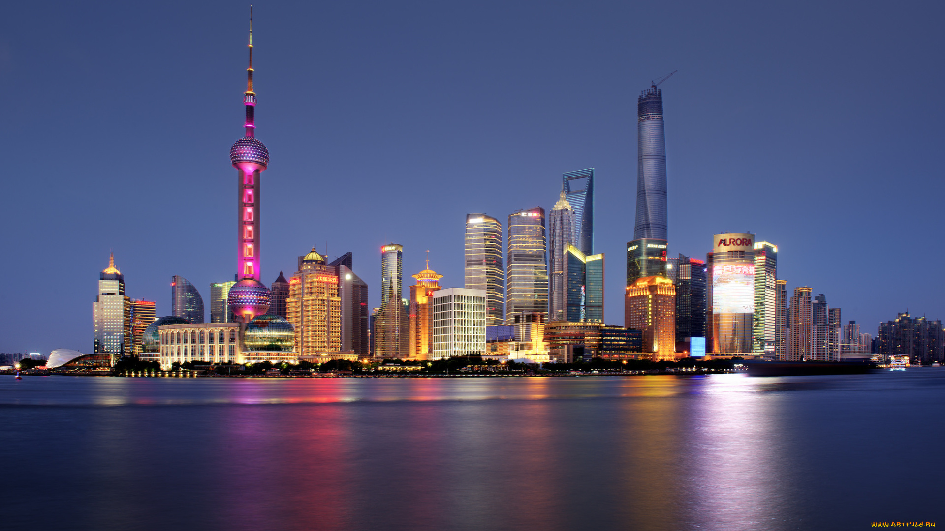 lujiazui, shanghai, города, шанхай, , китай, небоскребы, побережье