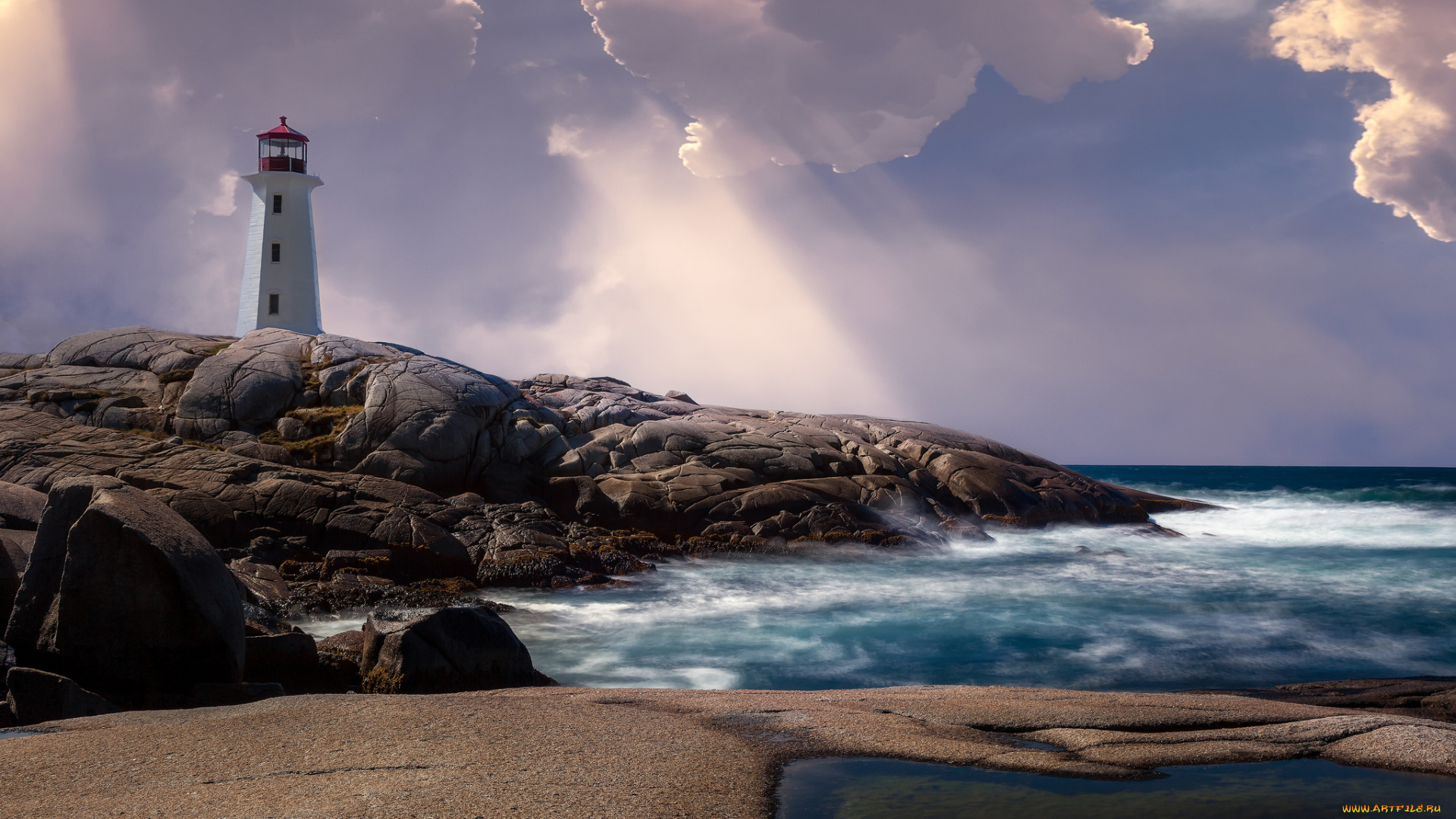 природа, маяки, маяк, побережье