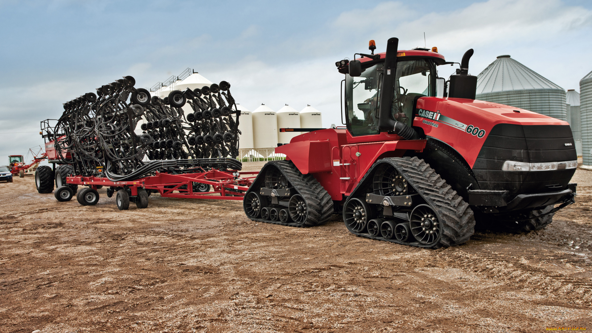 техника, тракторы, на, гусенецах, case