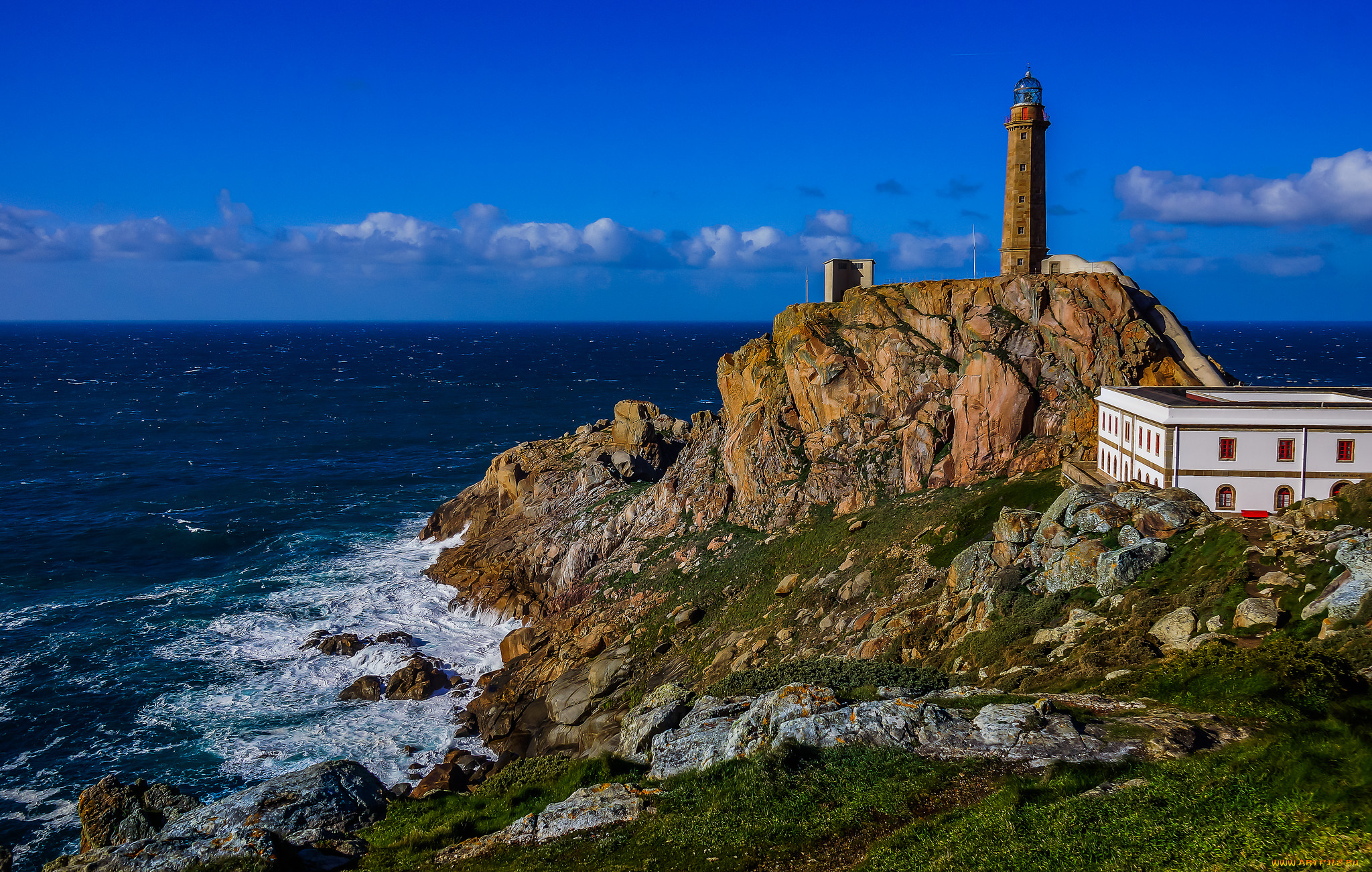 природа, маяки, побережье, маяк