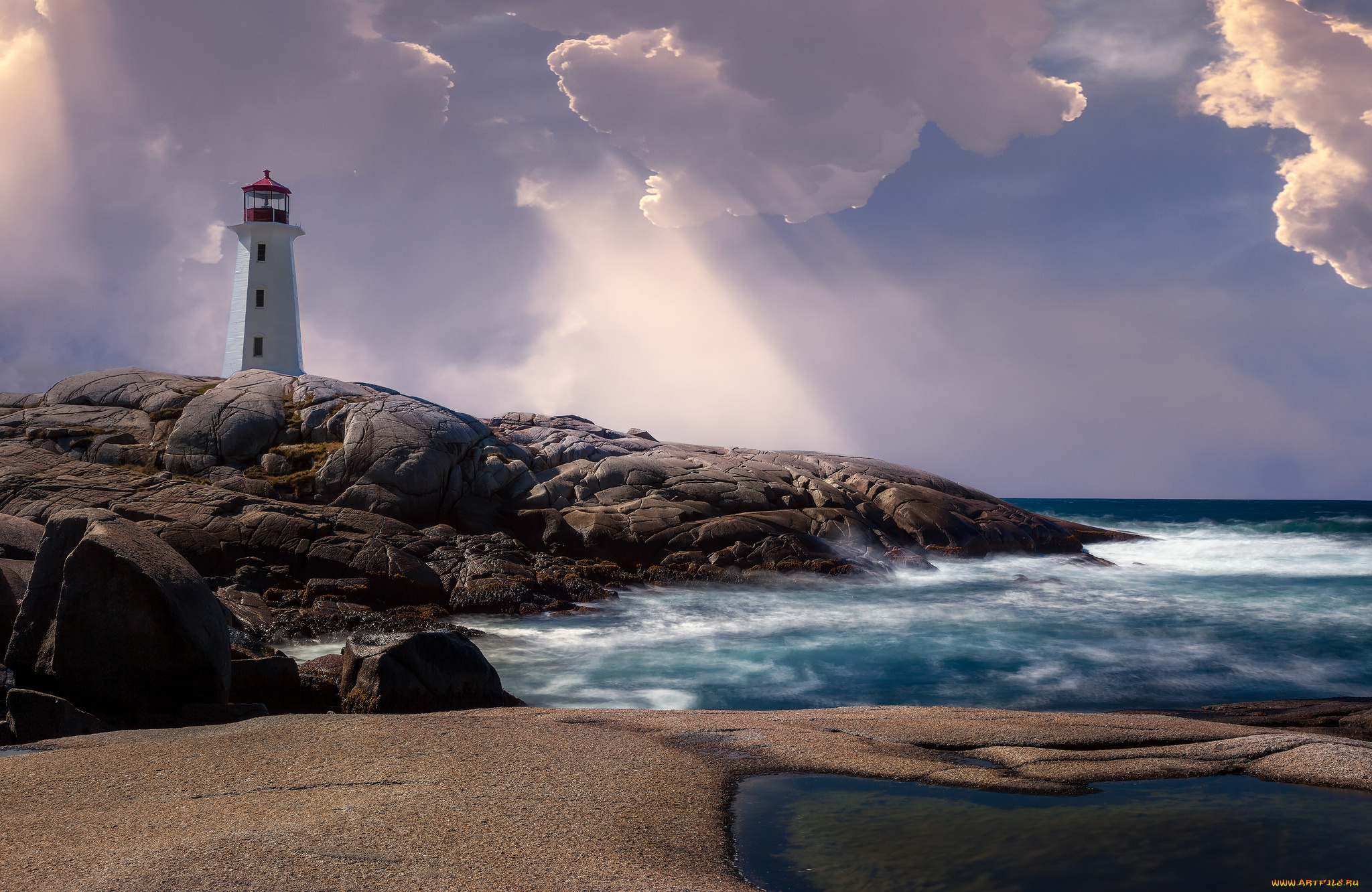 природа, маяки, маяк, побережье