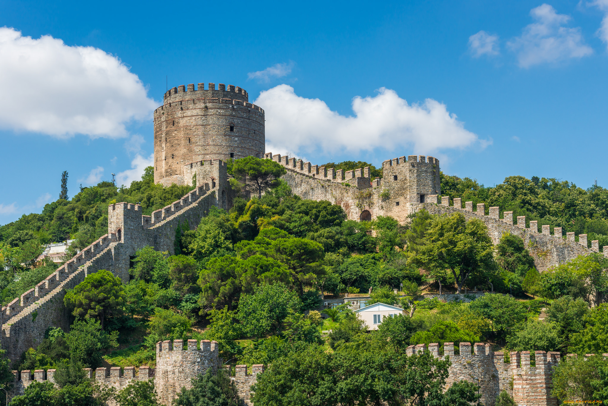 rumeli, fortress, города, -, дворцы, , замки, , крепости, холм, крепость, стены, башни