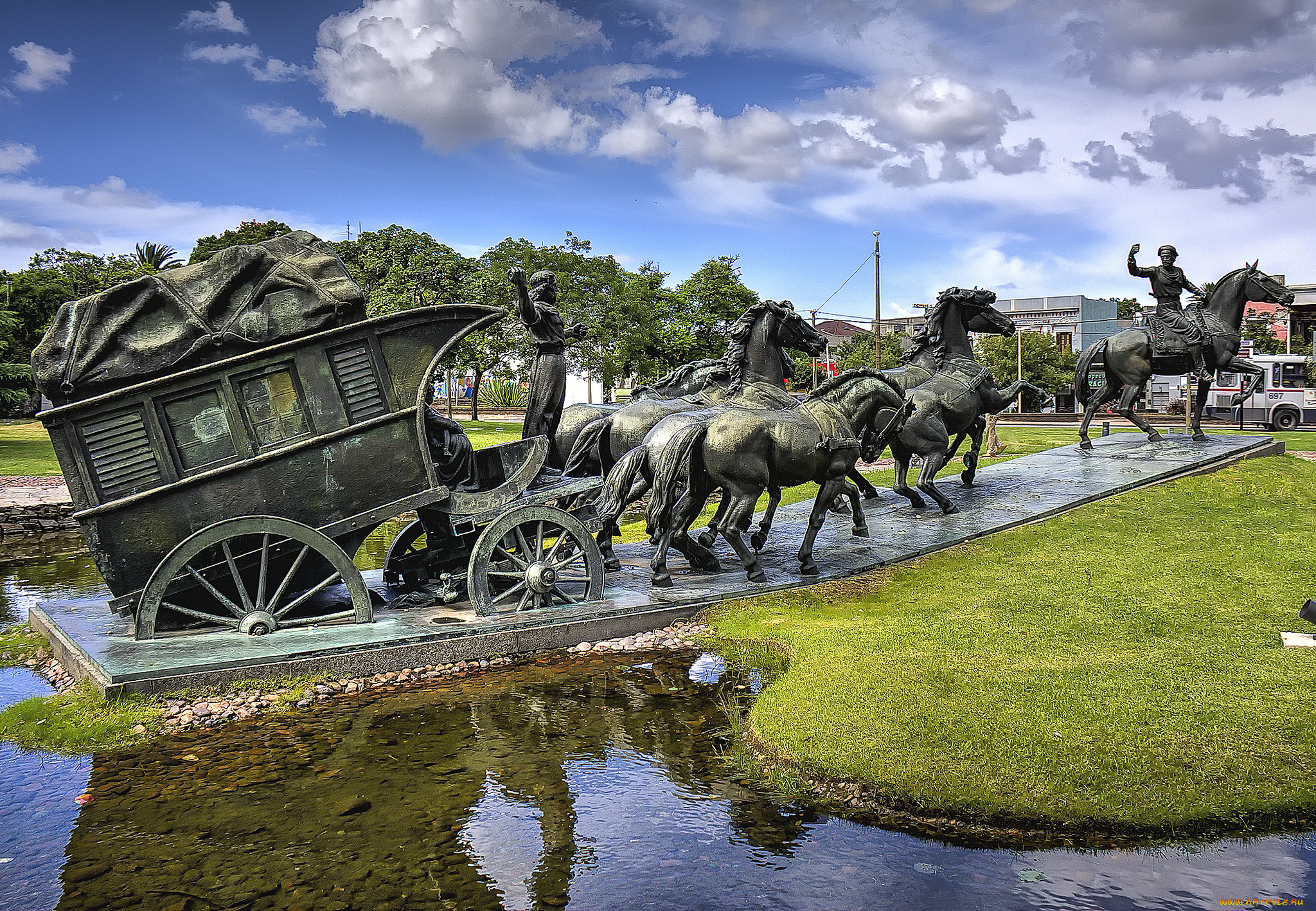 города, -, памятники, , скульптуры, , арт-объекты, памятник, группа, конная