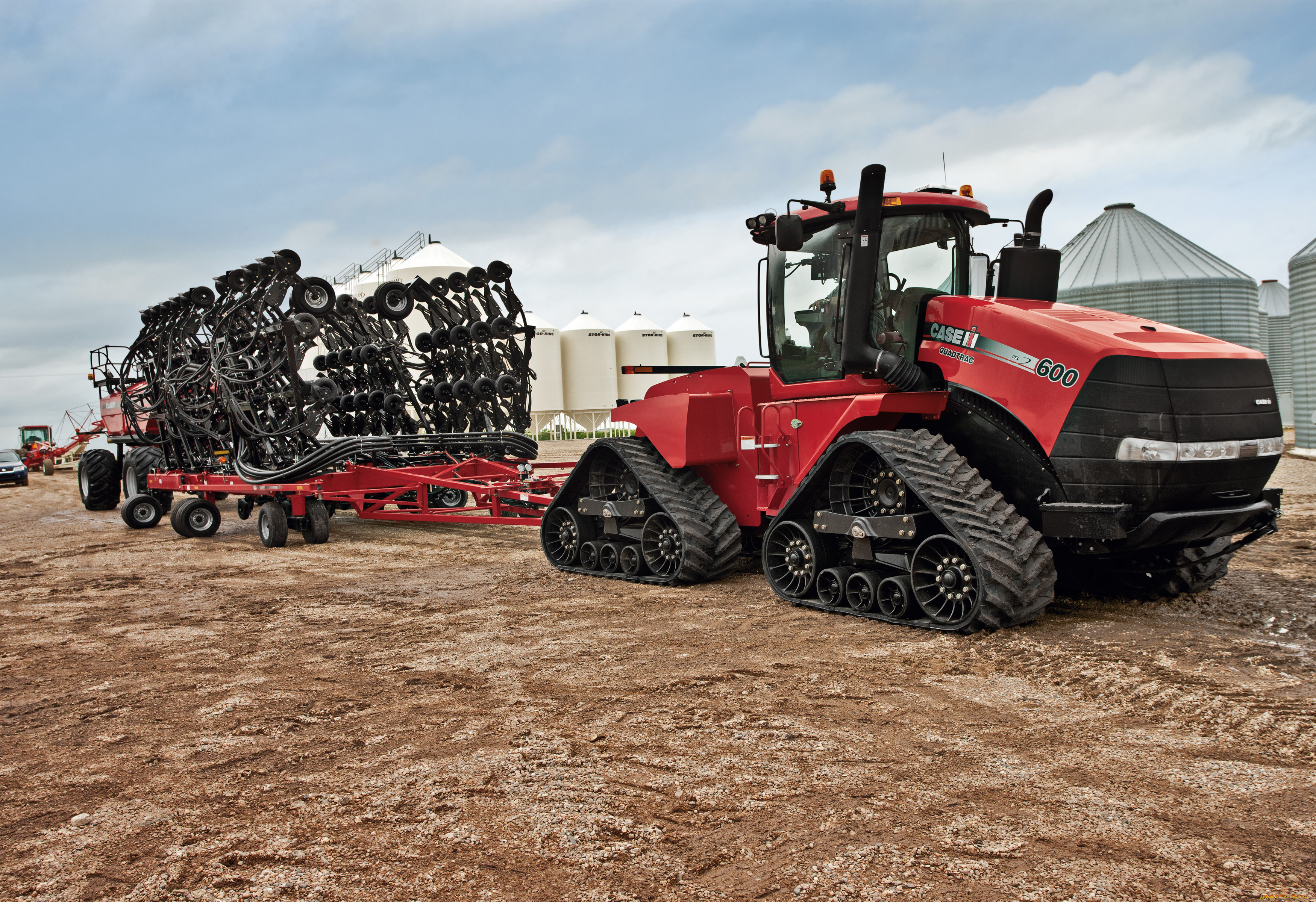 техника, тракторы, на, гусенецах, case