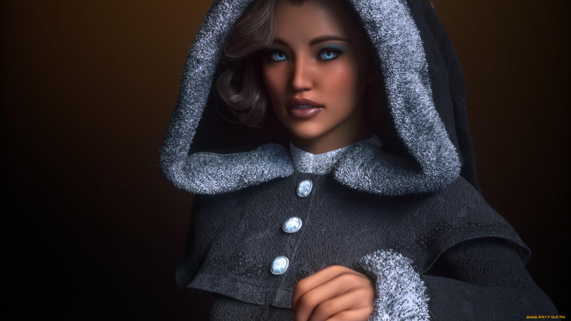 3д, графика, люди, , people, фон, девушка, взгляд