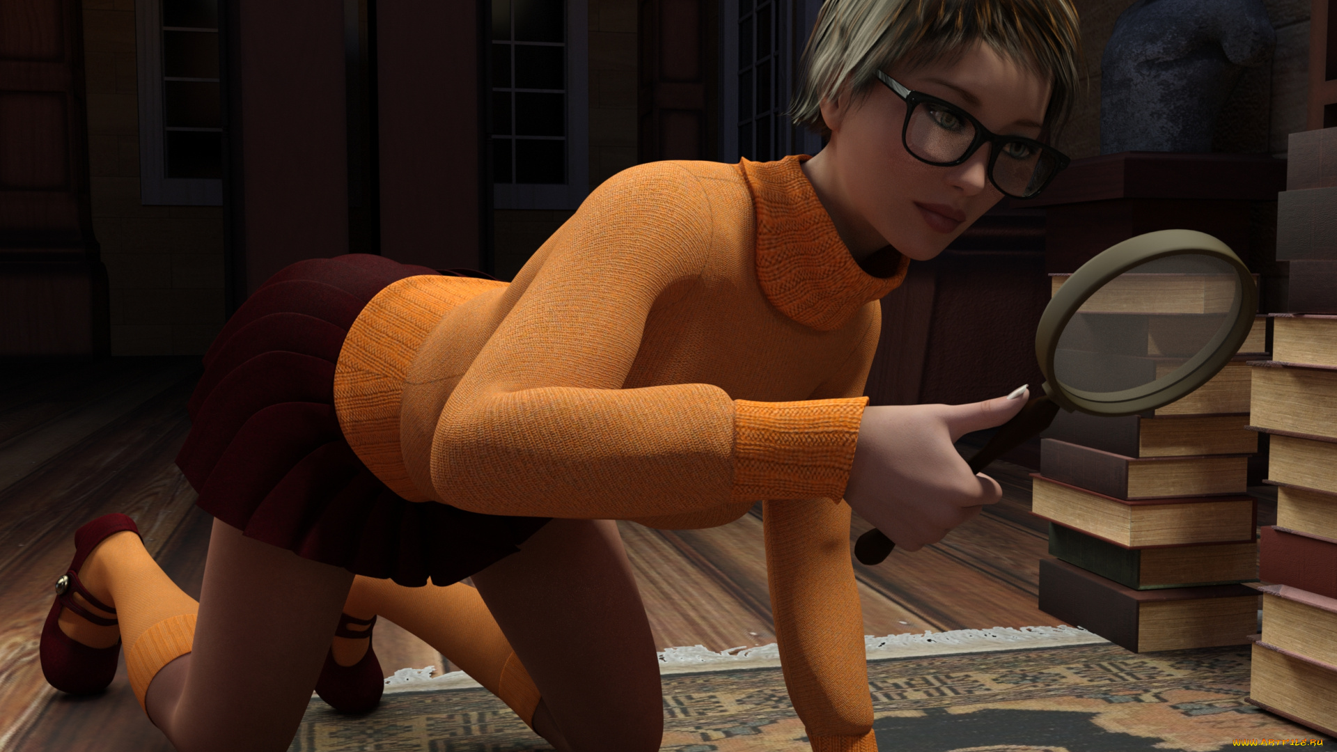 3д, графика, люди, , people, фон, взгляд, девушка