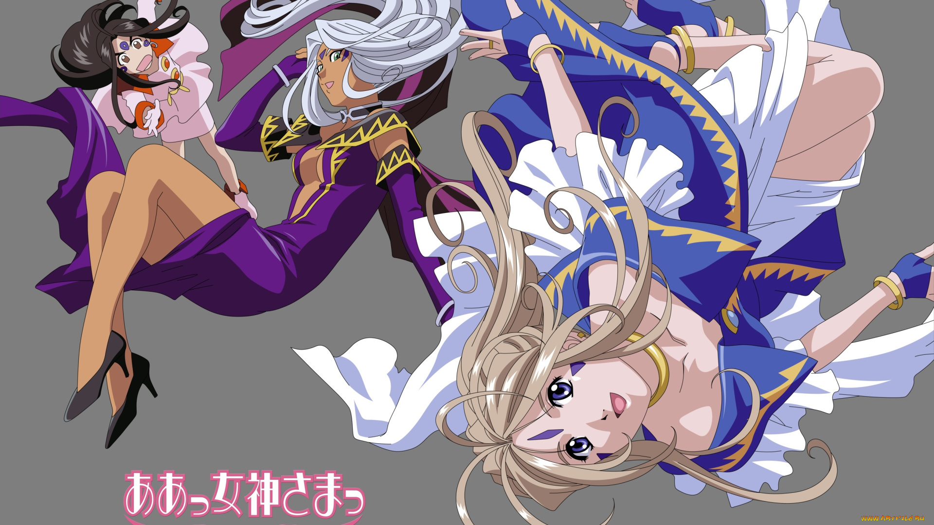 аниме, aa, megami-sama, urd, skuld, belldandy, aa, megami-sama