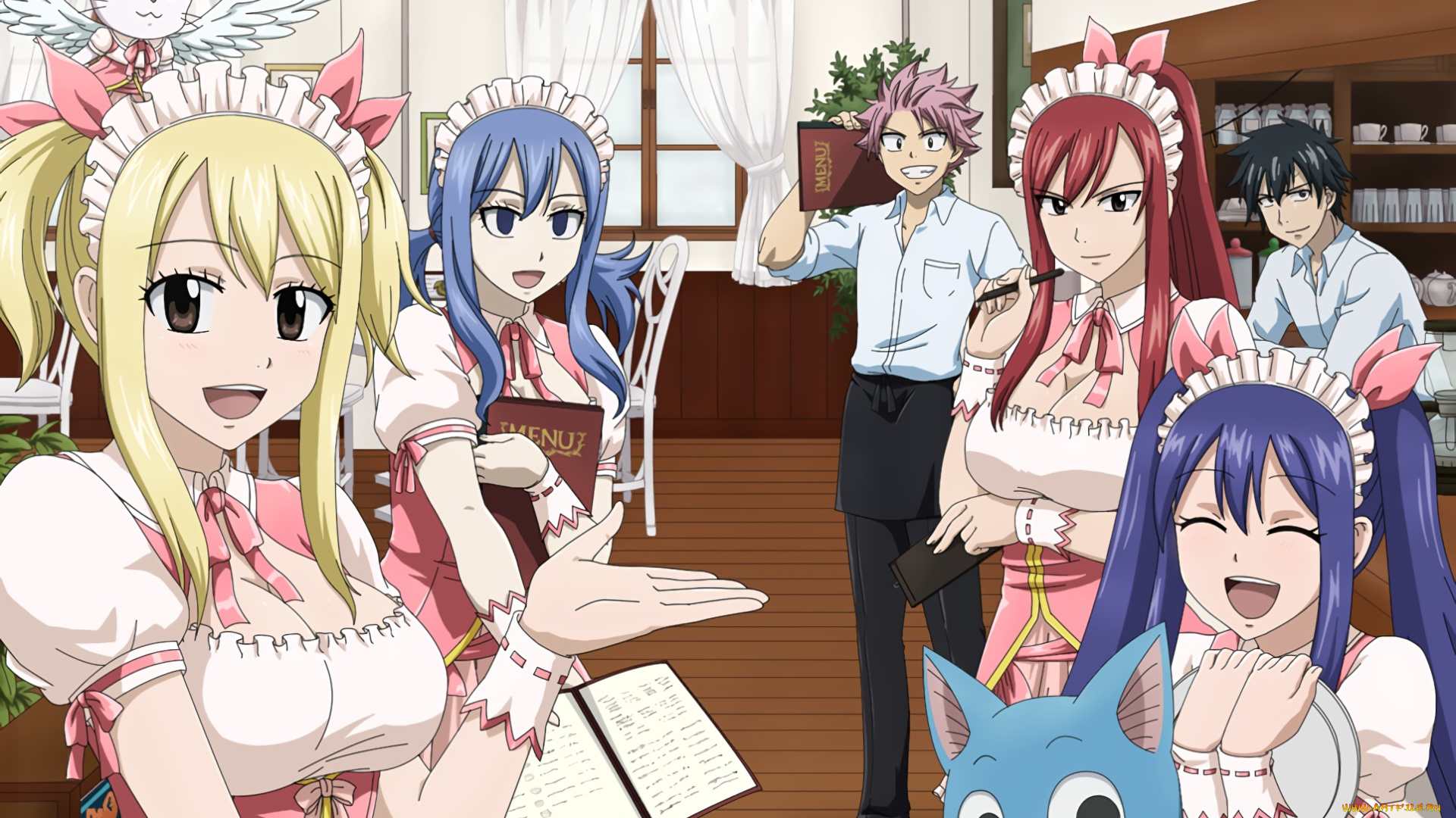 аниме, fairy, tail, персонажи