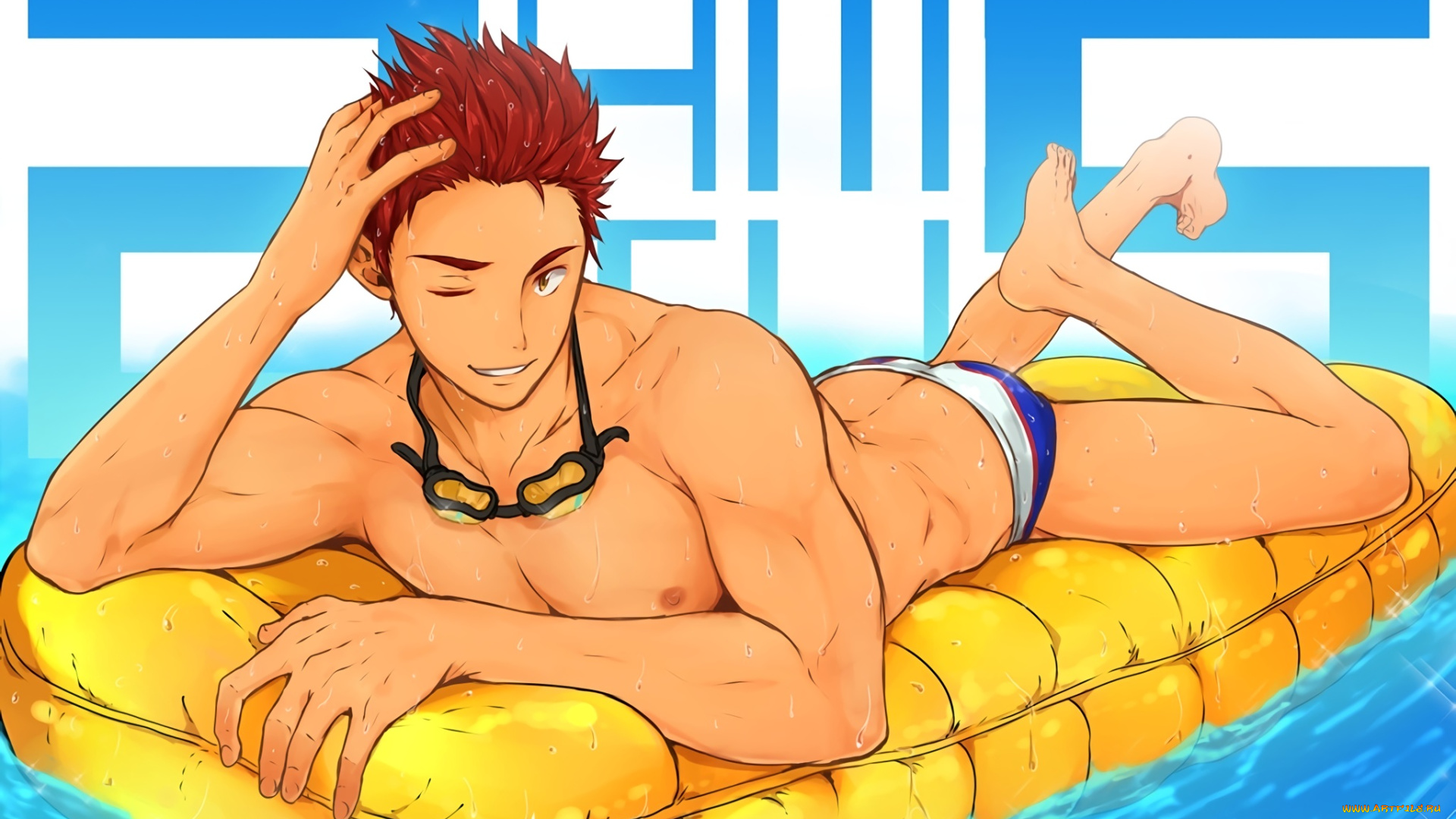 аниме, free, mikoshiba, seijuurou