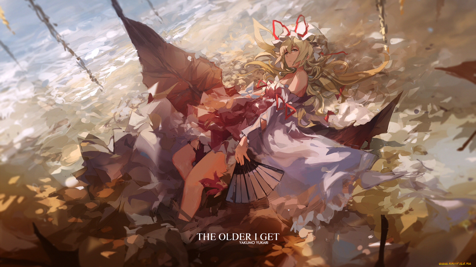 аниме, touhou, yakumo, yukari, mivit