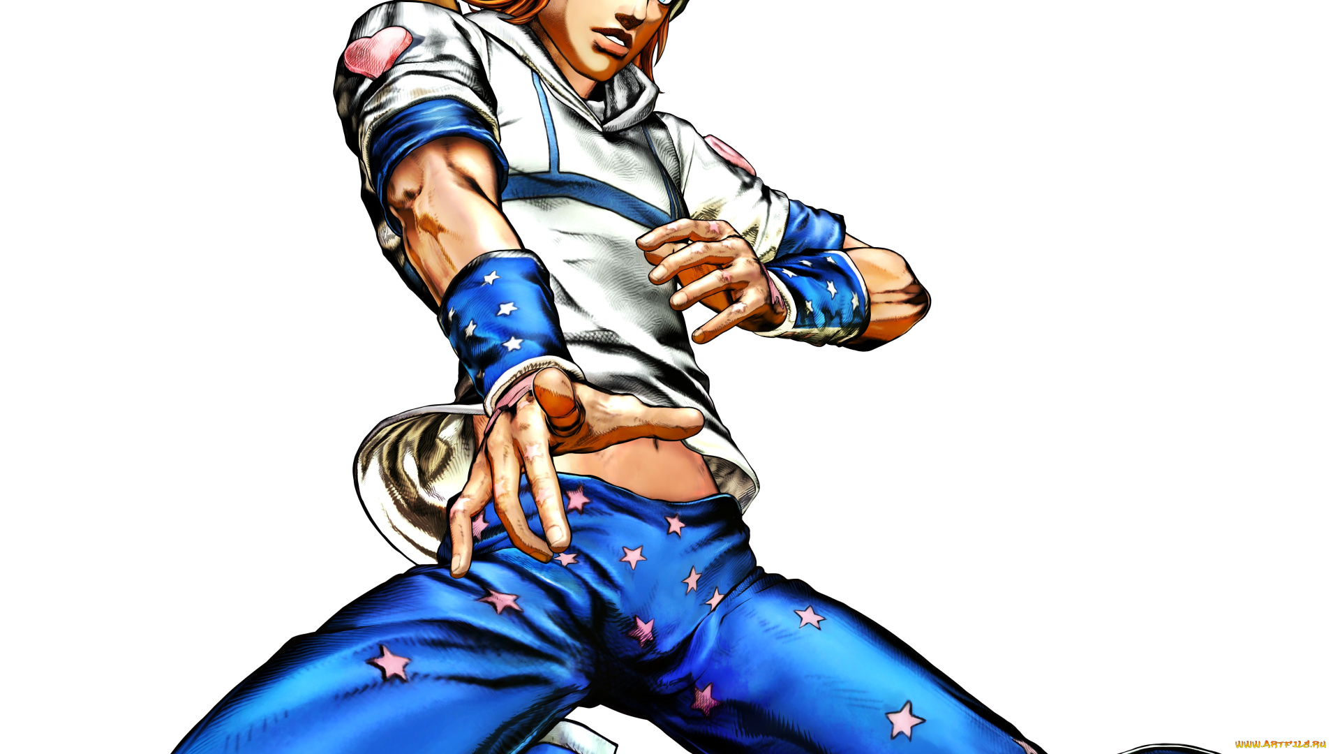 jojo`s, bizarre, adventure, аниме, парень, манга, арт