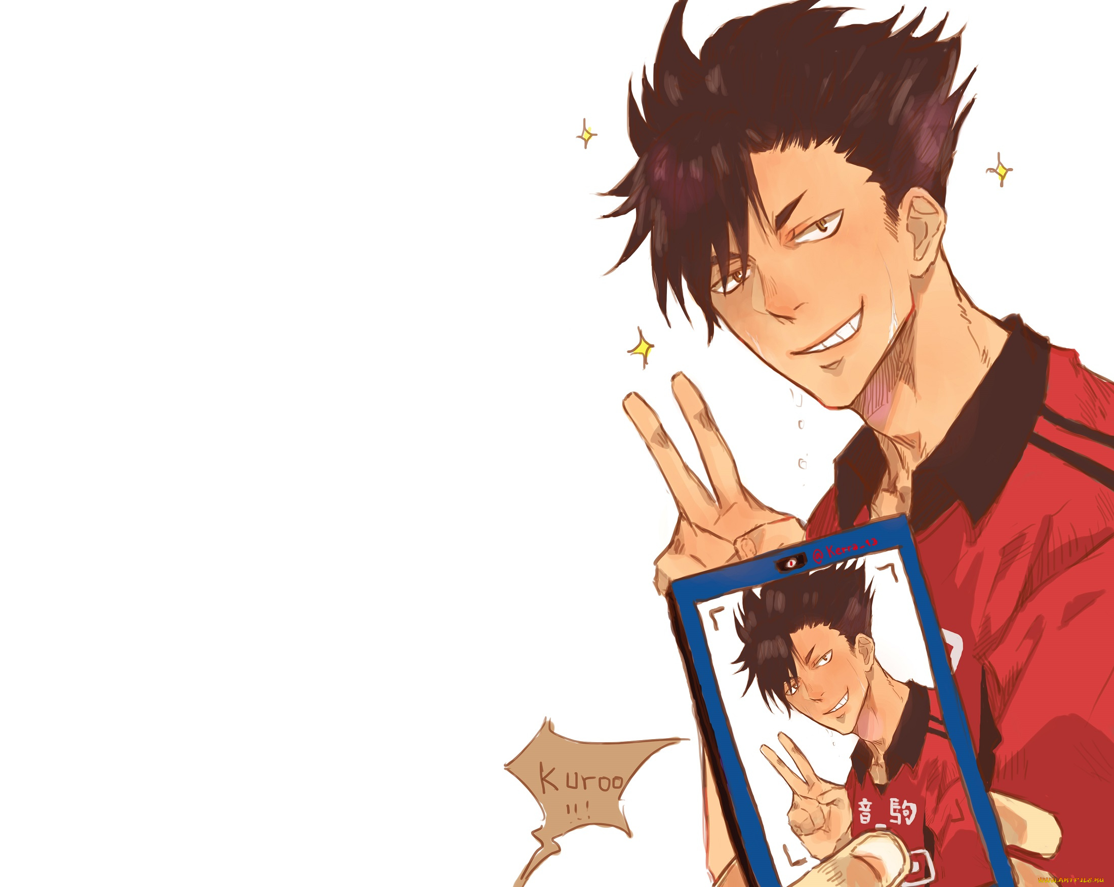 аниме, haikyuu, волейбол, куро