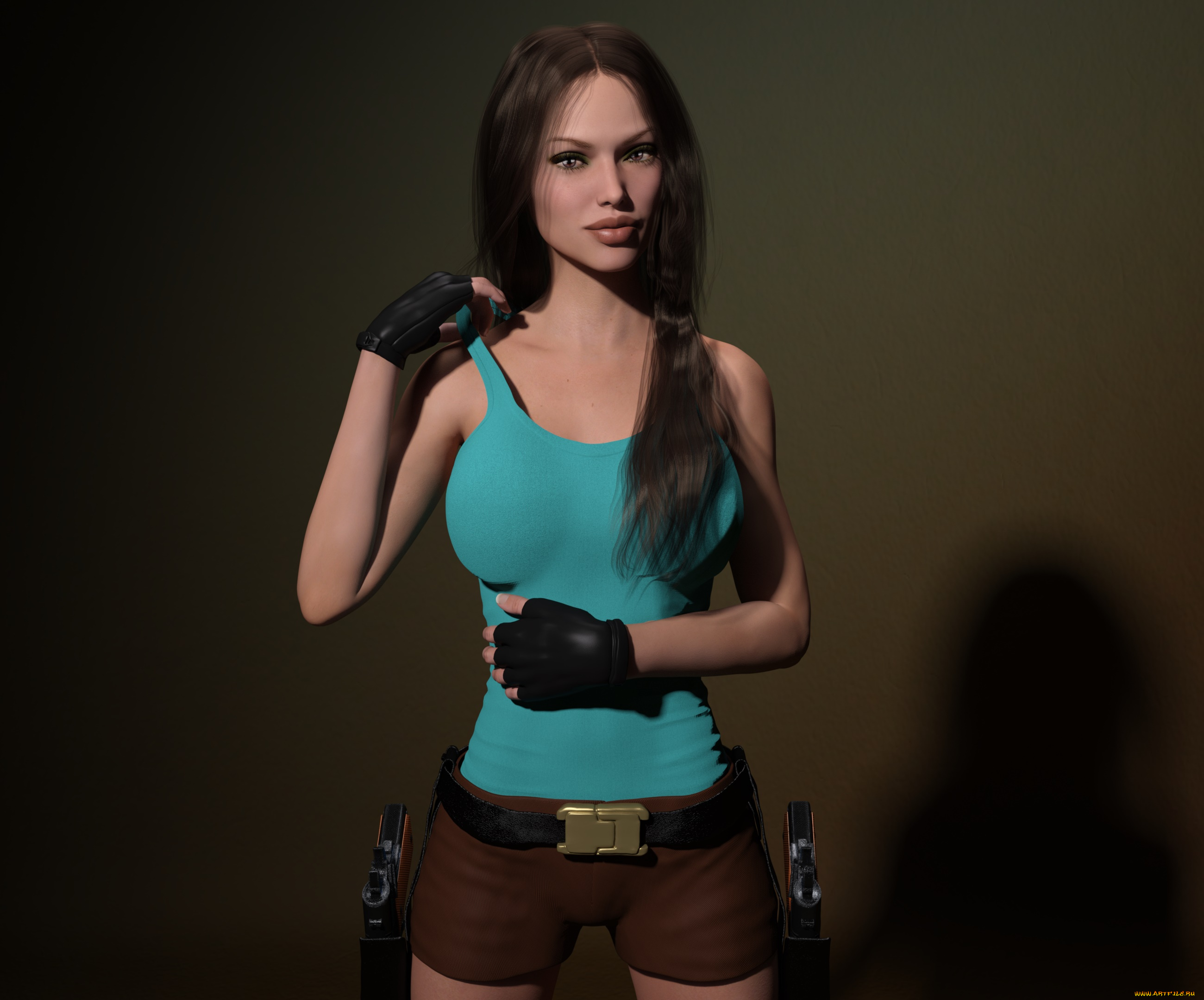 3д, графика, фантазия, , fantasy, девушка, взгляд, фон, оружие