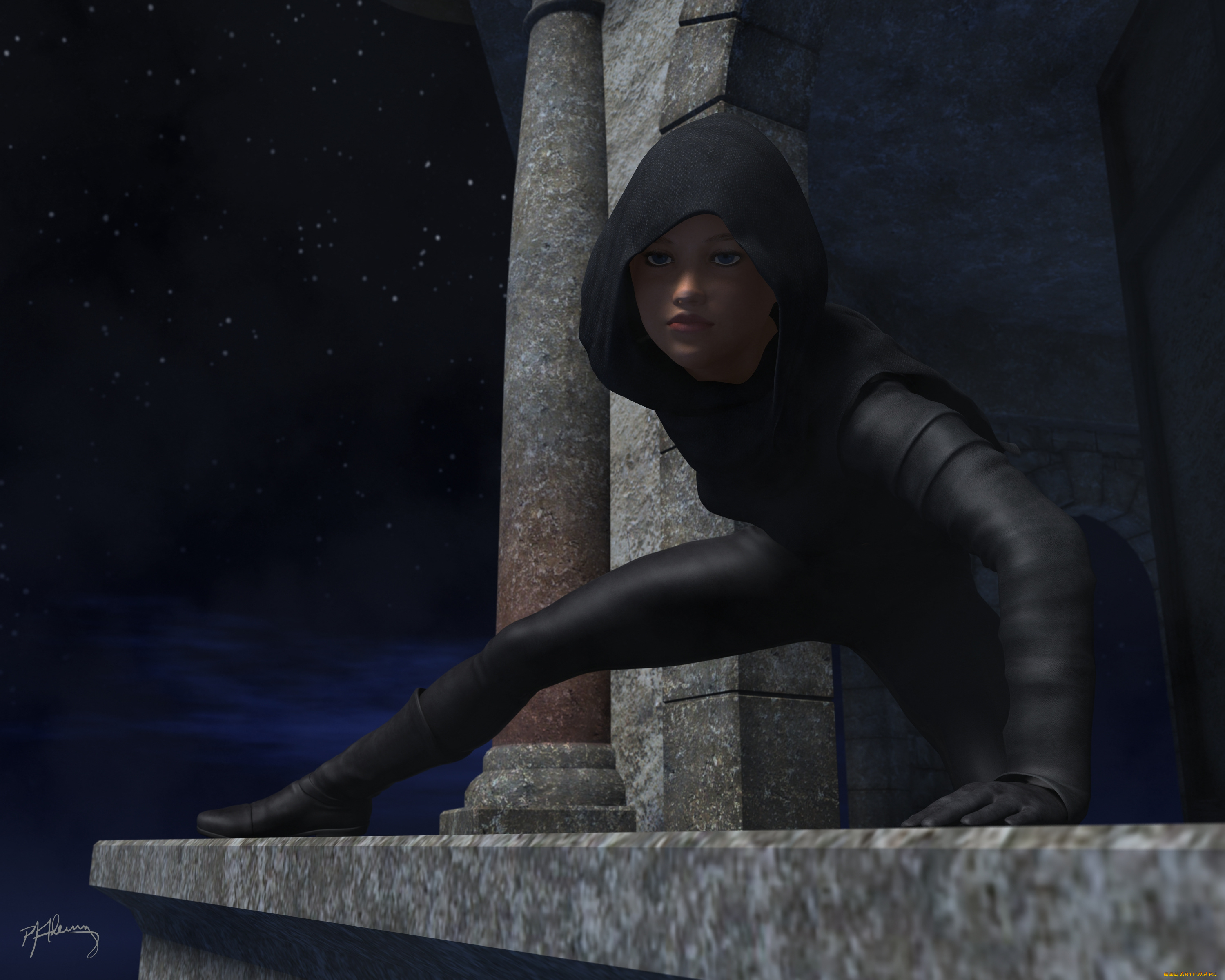 3д, графика, люди, , people, девушка, фон, взгляд