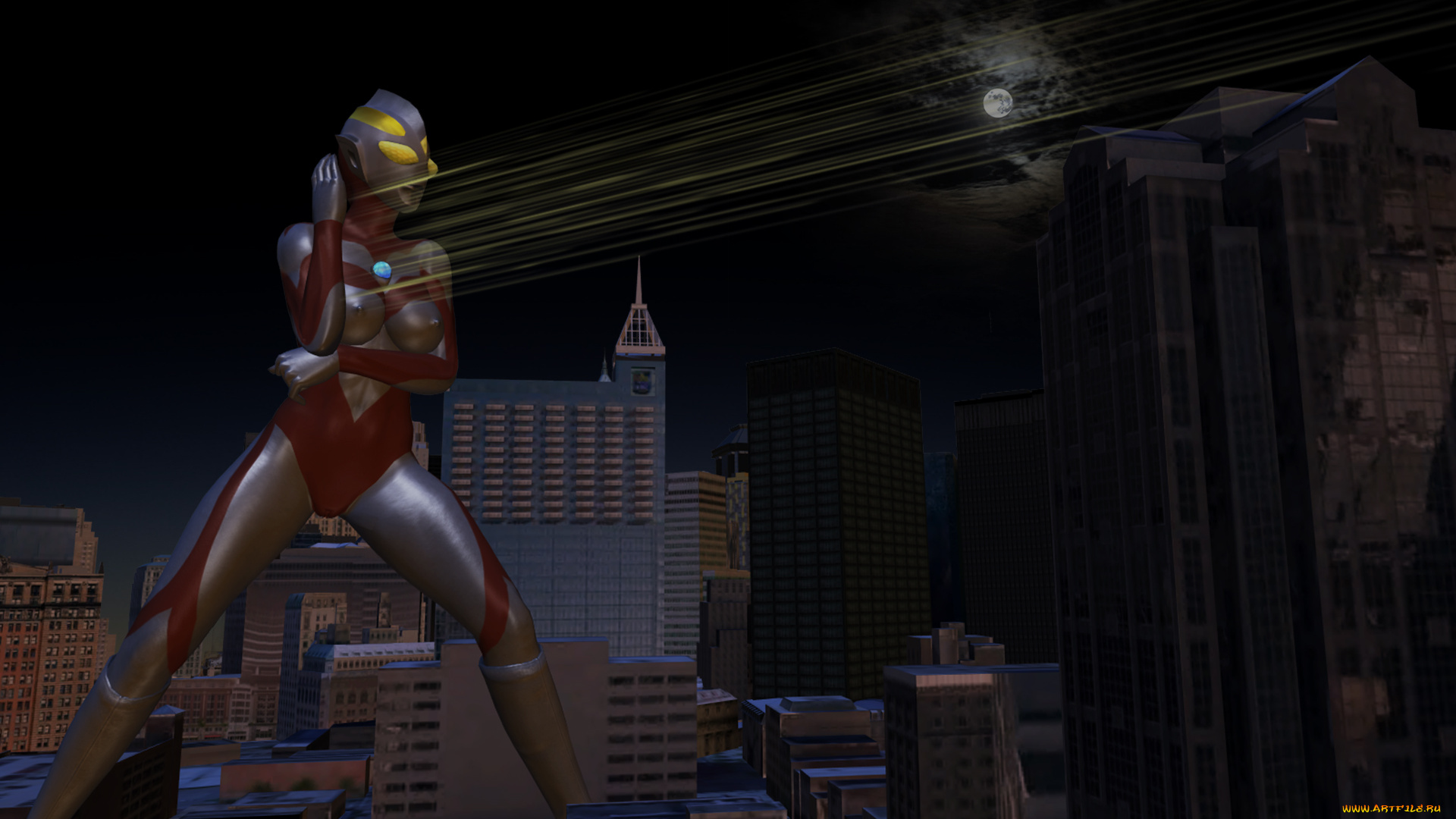 3д, графика, фантазия, , fantasy, взгляд, девушка, фон