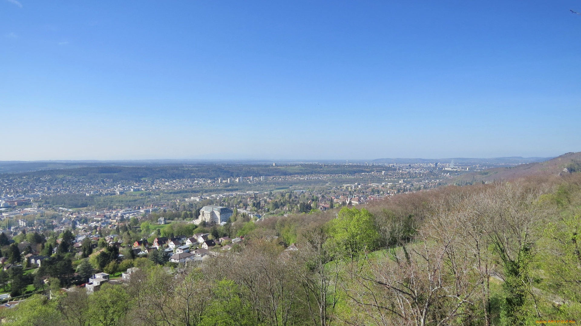 города, -, панорамы, дома