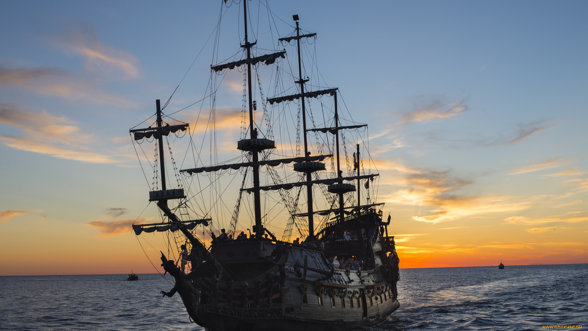 корабли, парусники, мачты, паруса