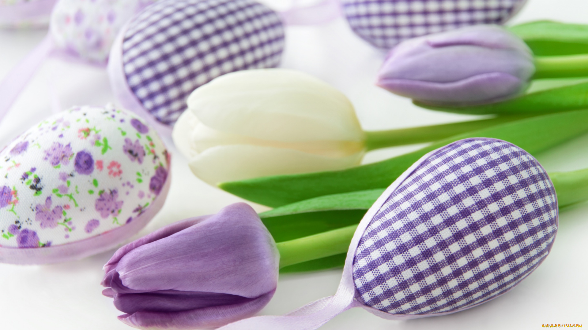 праздничные, пасха, tulips, flowers, spring, delicate, easter, happy, pastel, decoration, цветы, eggs, весна, тюльпаны