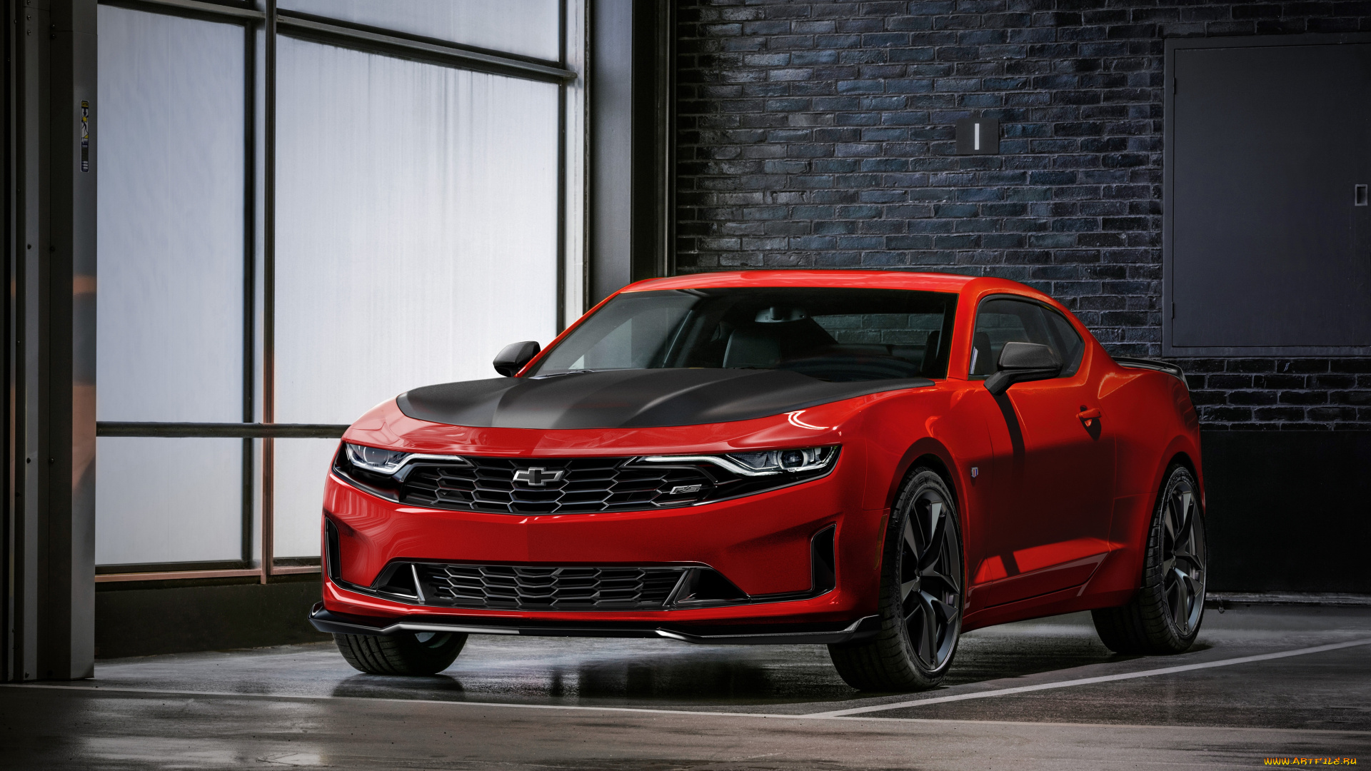 2019, chevrolet, camaro, rs, 1le, автомобили, camaro, купе, rs, chevrolet, 2019, шевроле, красный
