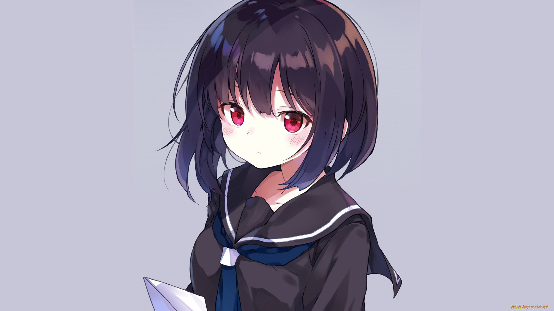 аниме, unknown, , другое, , фон, взгляд, девушка