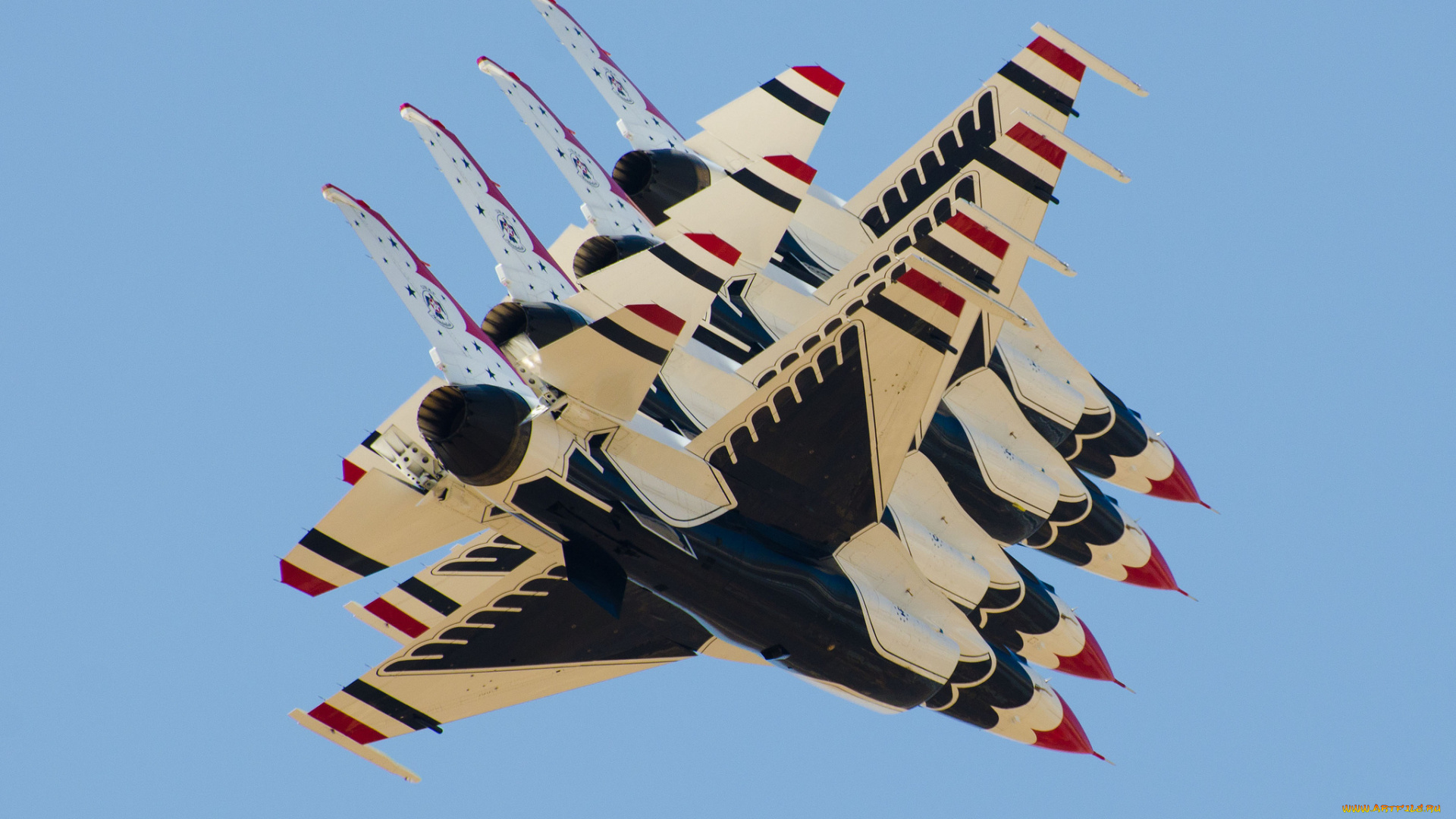 авиация, боевые, самолёты, f-16, fighting, falcon, истребители, thunderbird