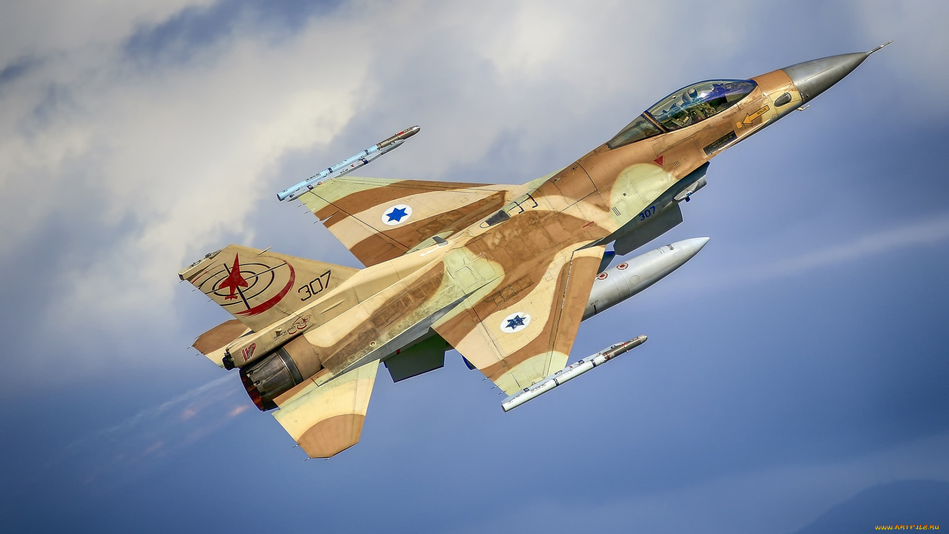 авиация, боевые, самолёты, general, dynamics, f-16c, barak