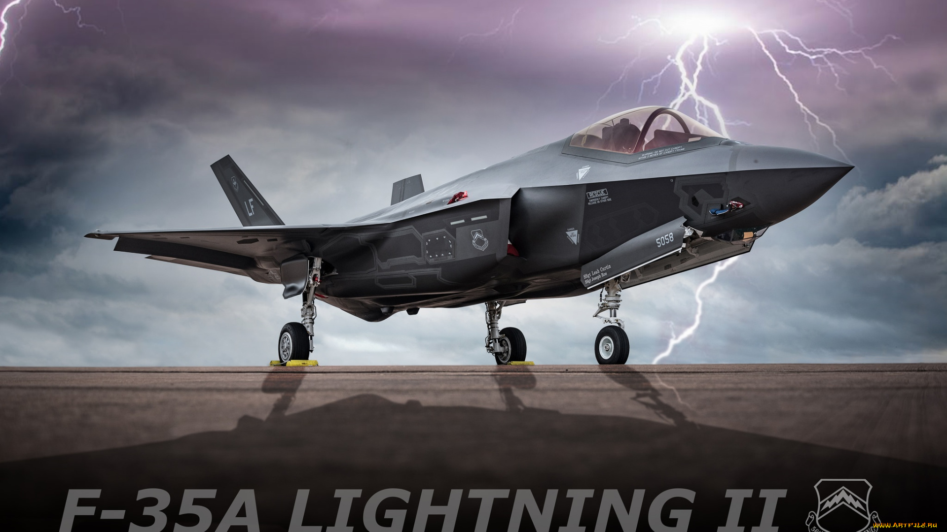авиация, боевые, самолёты, lightning, ii, истребитель-бомбардировщик, f-35, lockheed, martin