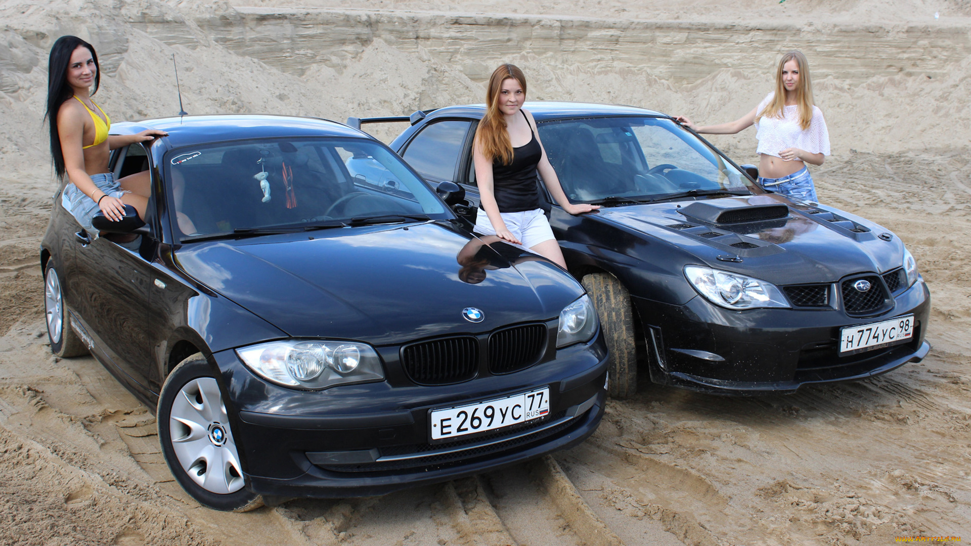 автомобили, -авто, с, девушками, девушки, авто