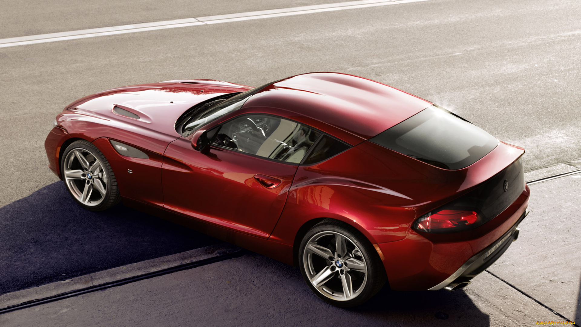 автомобили, bmw, дорога, бмв, красный, трасса, zagato, coupe, шоссе
