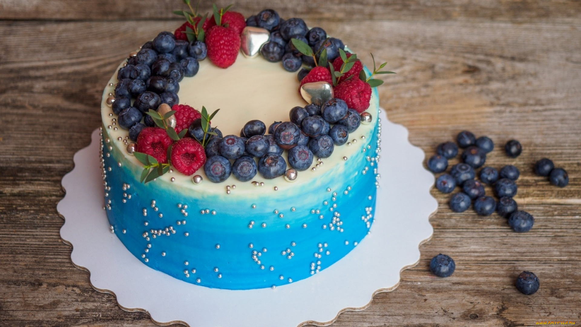 еда, торты, черника, малина, торт