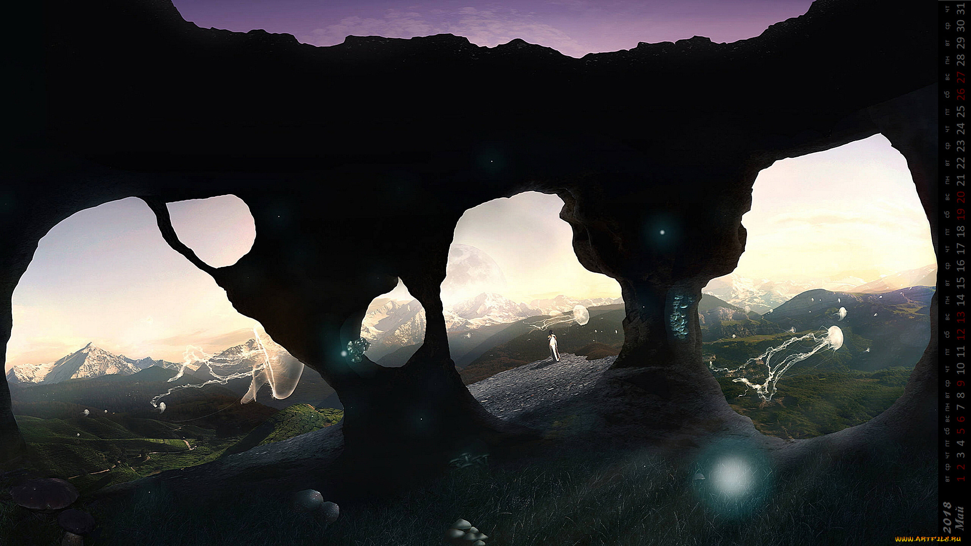 календари, фэнтези, планета