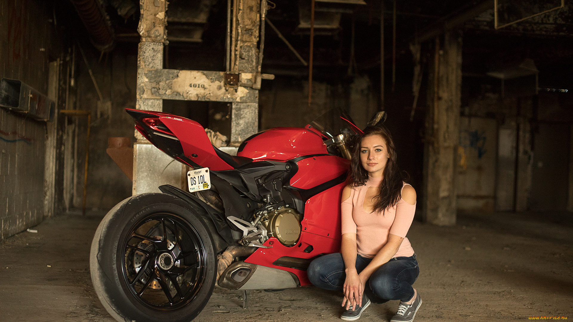 мотоциклы, мото, с, девушкой, девушки