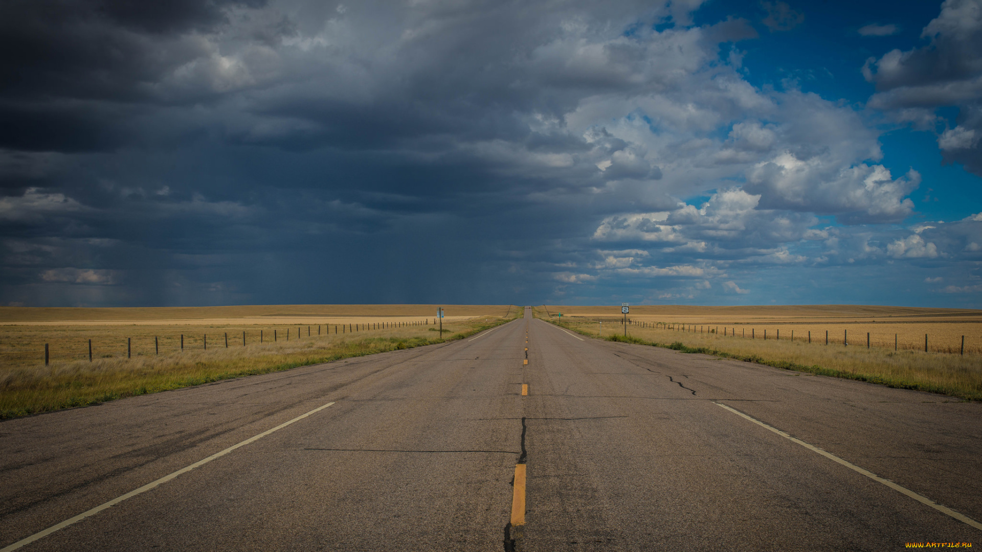 природа, дороги, простор