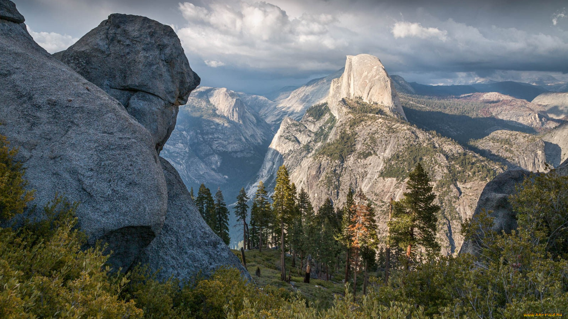 природа, горы, простор