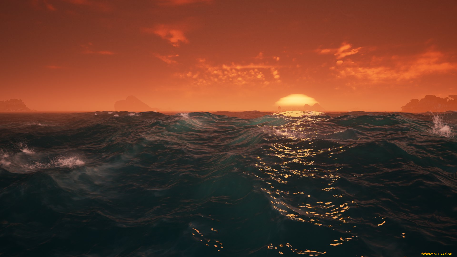 природа, моря, океаны, простор