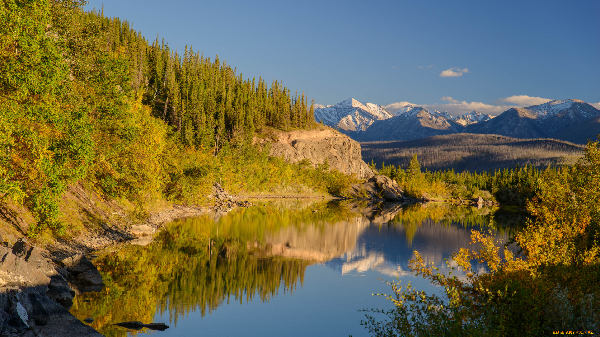 природа, реки, озера, простор