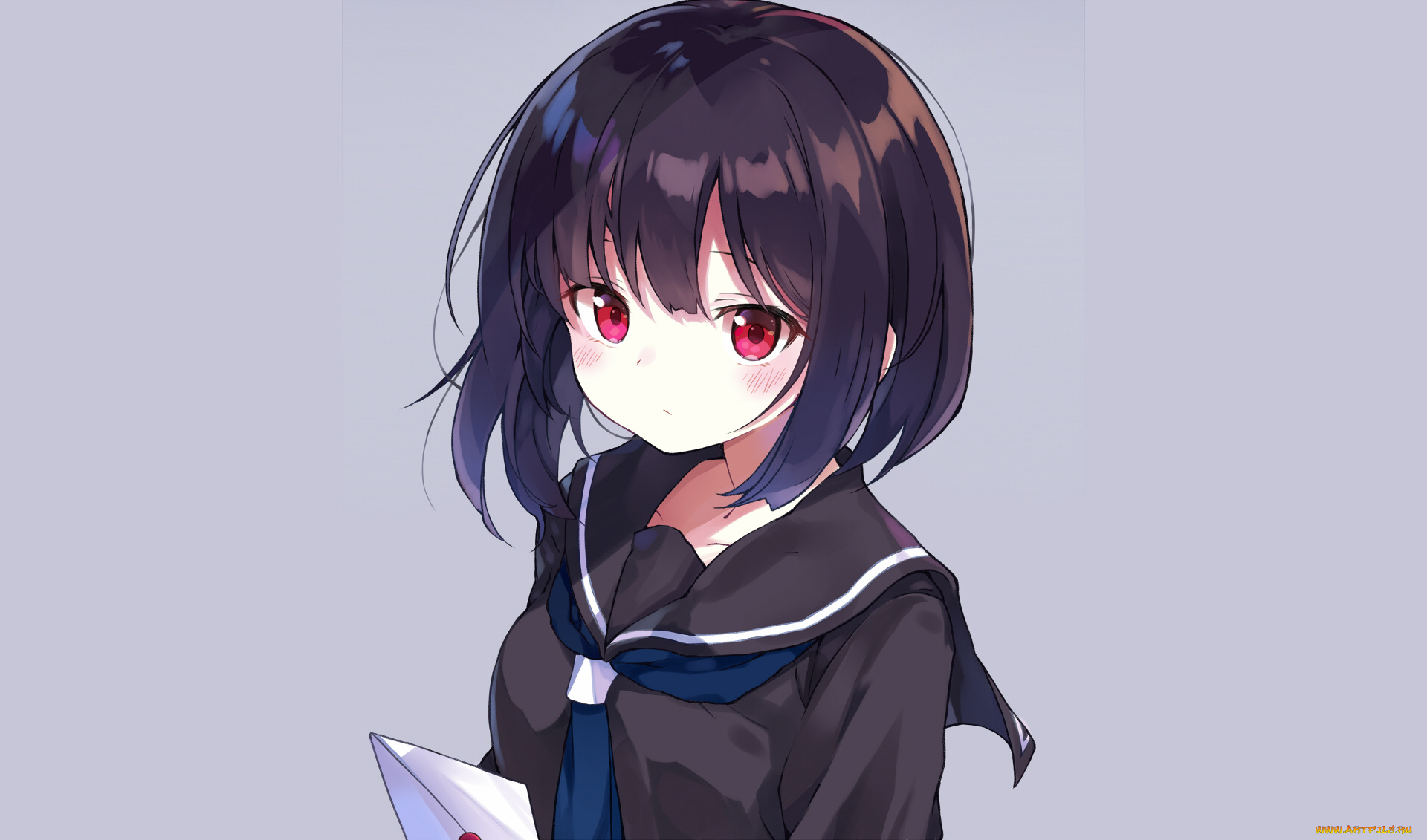 аниме, unknown, , другое, , фон, взгляд, девушка