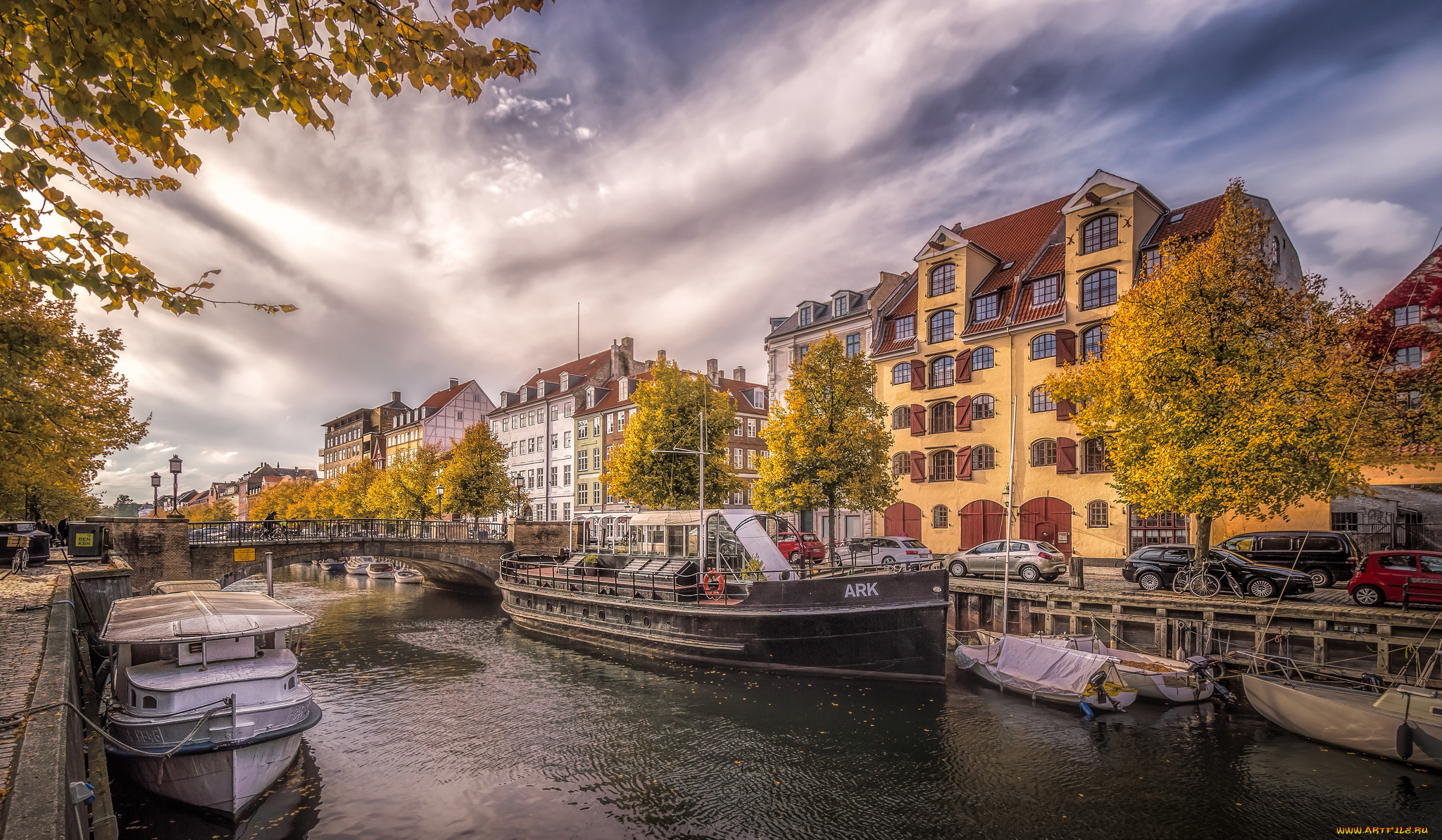 christianshavn, canal, in, copenhagen, города, копенгаген, , дания, канал, набережная