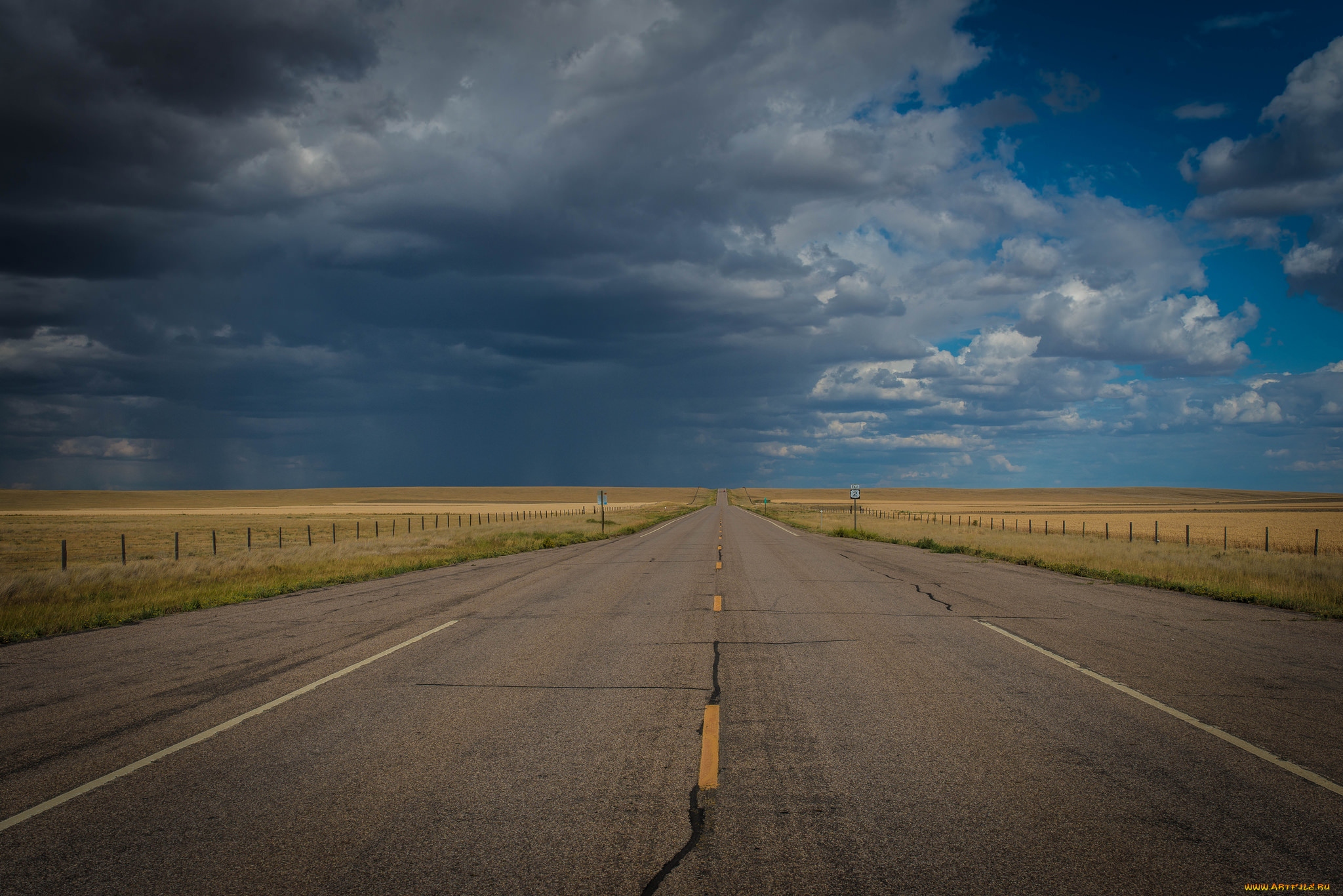 природа, дороги, простор