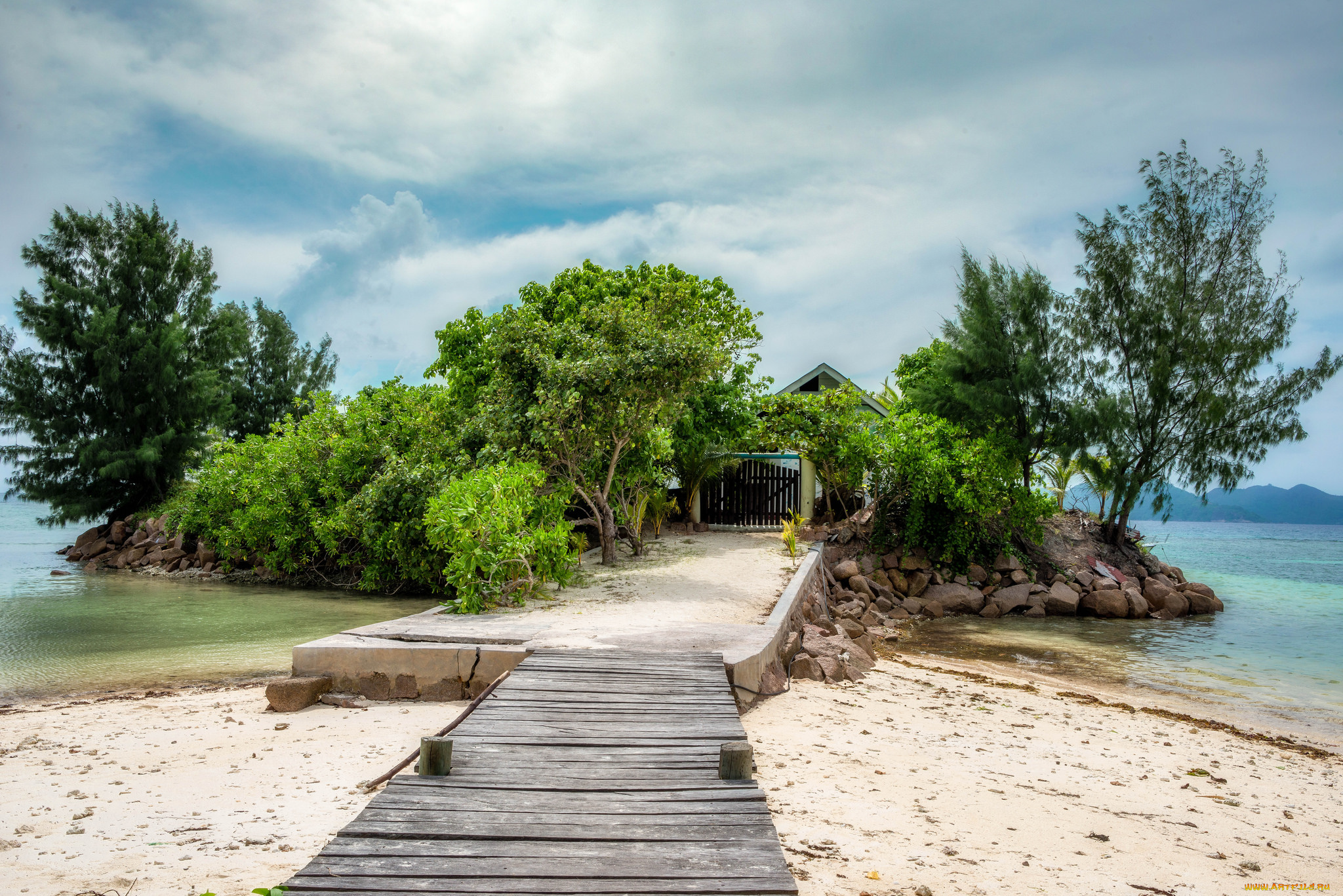 природа, побережье, простор