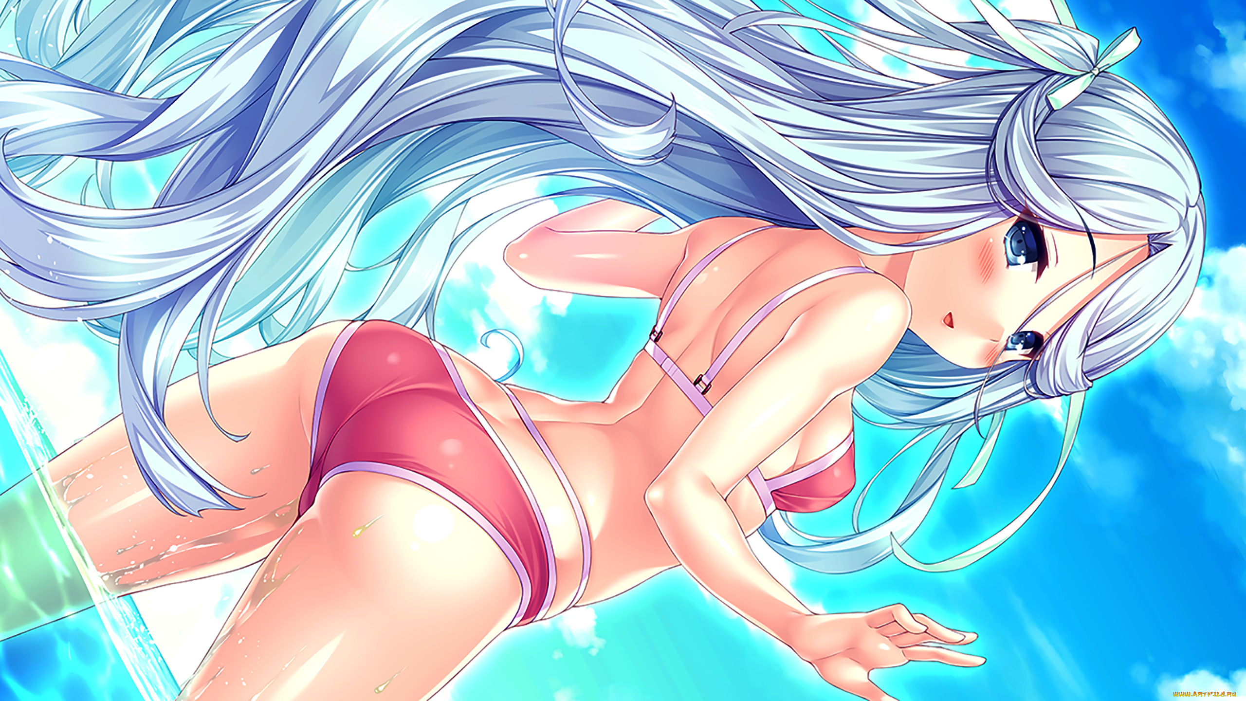 аниме, unknown, , другое, , девушка, фон, взгляд